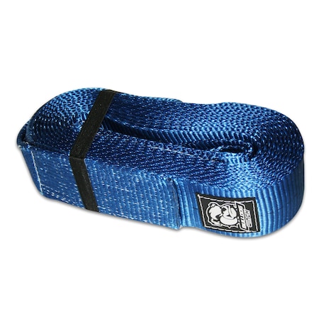 Bulldog Winch Recovery Strap 4" x 30ft, 40,000lb BS polyester 20031